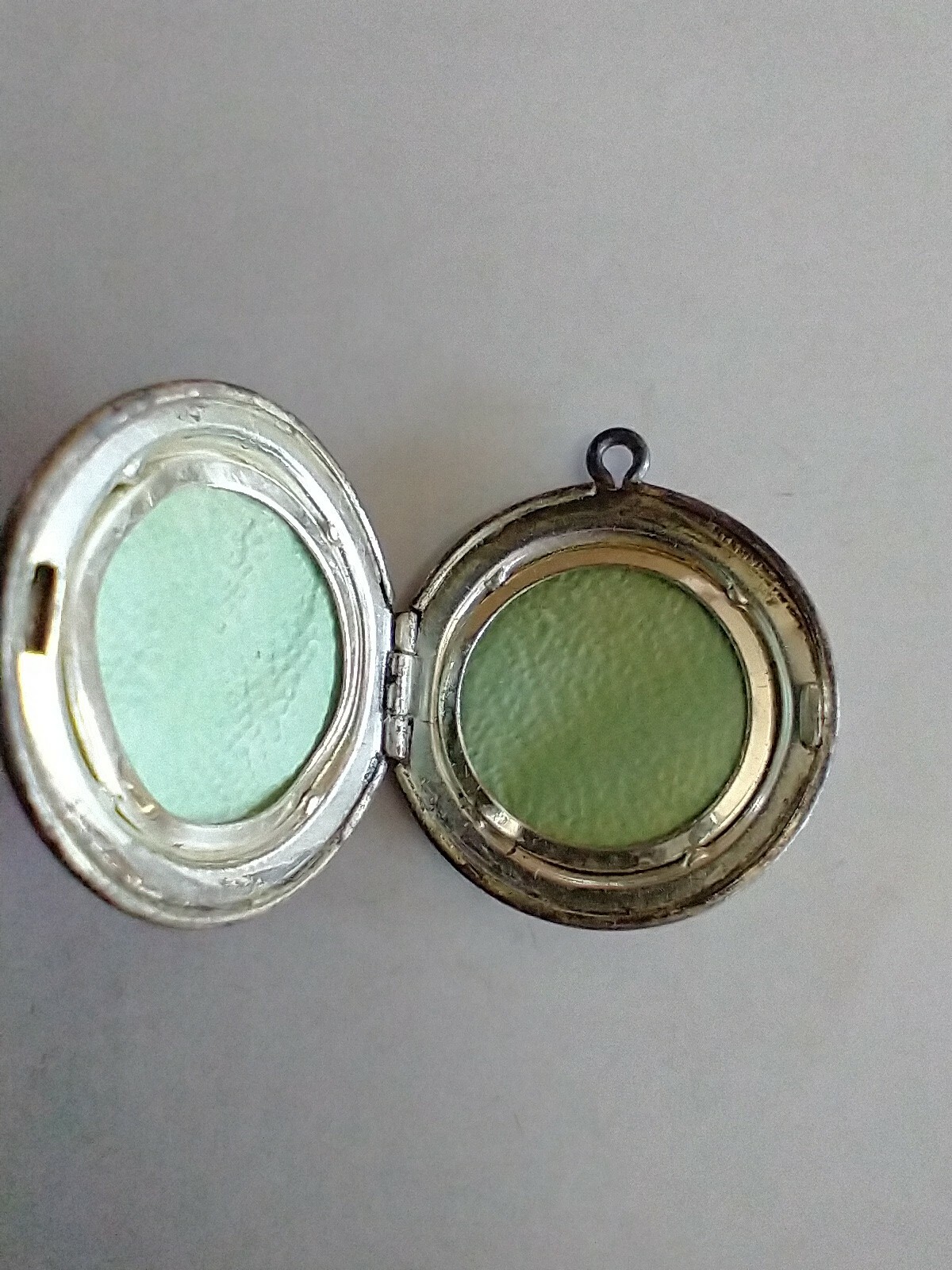 Vintage Catholic Sterling Silver St Christopher Locket Religious Medal