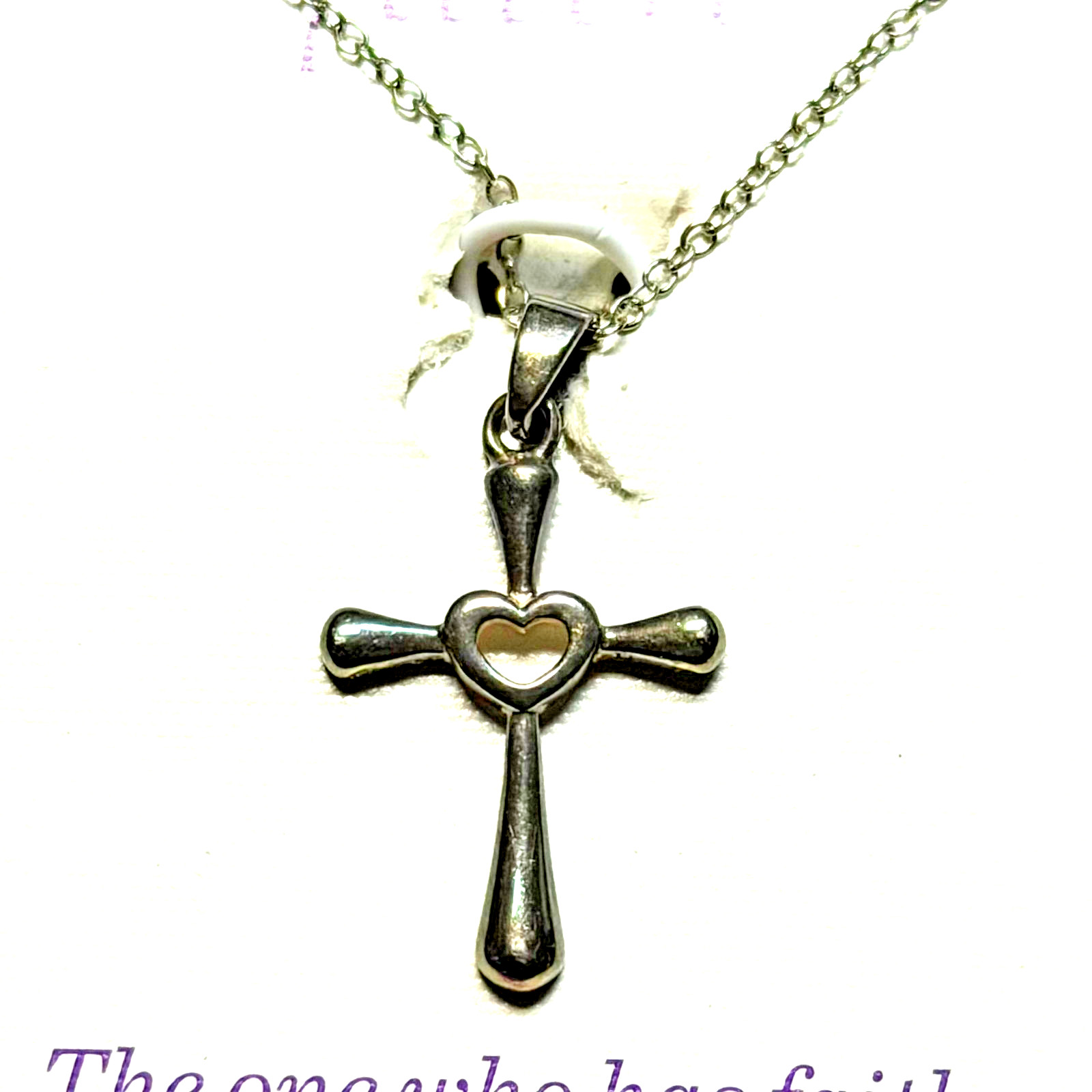 925 Sterling Silver Cross Necklace Lot All New in Box Two with CZ Stones, NIB