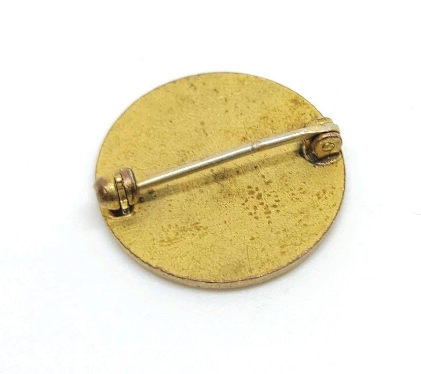 Vintage Catholic Womens Benevolent Legion Fraternal Insurance Enamel Pin