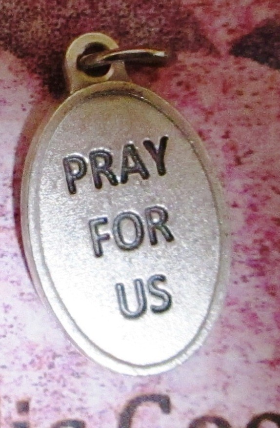 Saint St. Brigid – Pray for Us – Oxidized Die Cast 1 inch Medal
