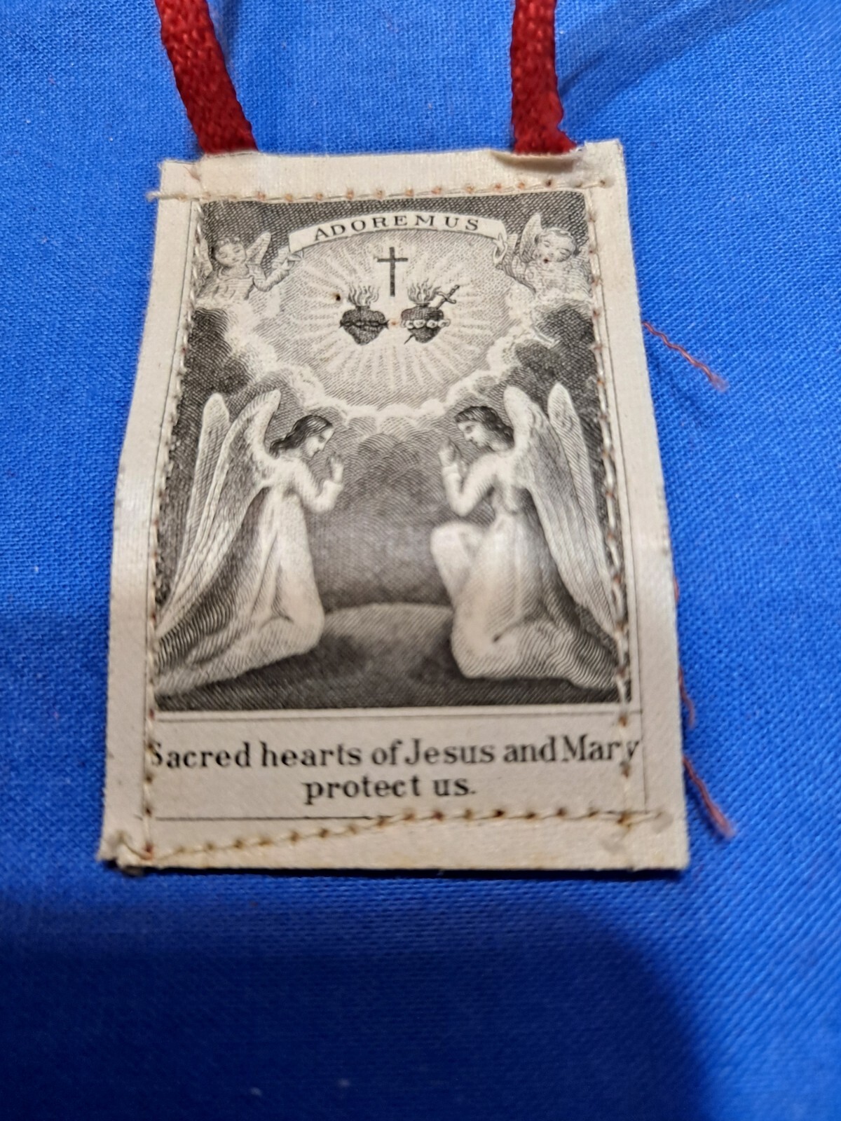 Antique Red Passion Scapular never worn