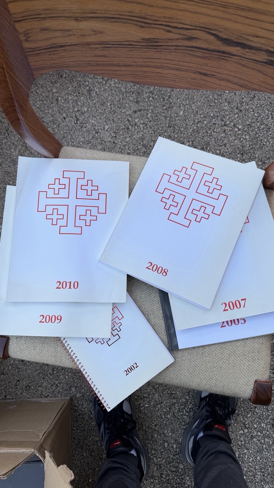Lot 6 Equestrian Order Holy Sepulchre Jerusalem Directories 2002-2010