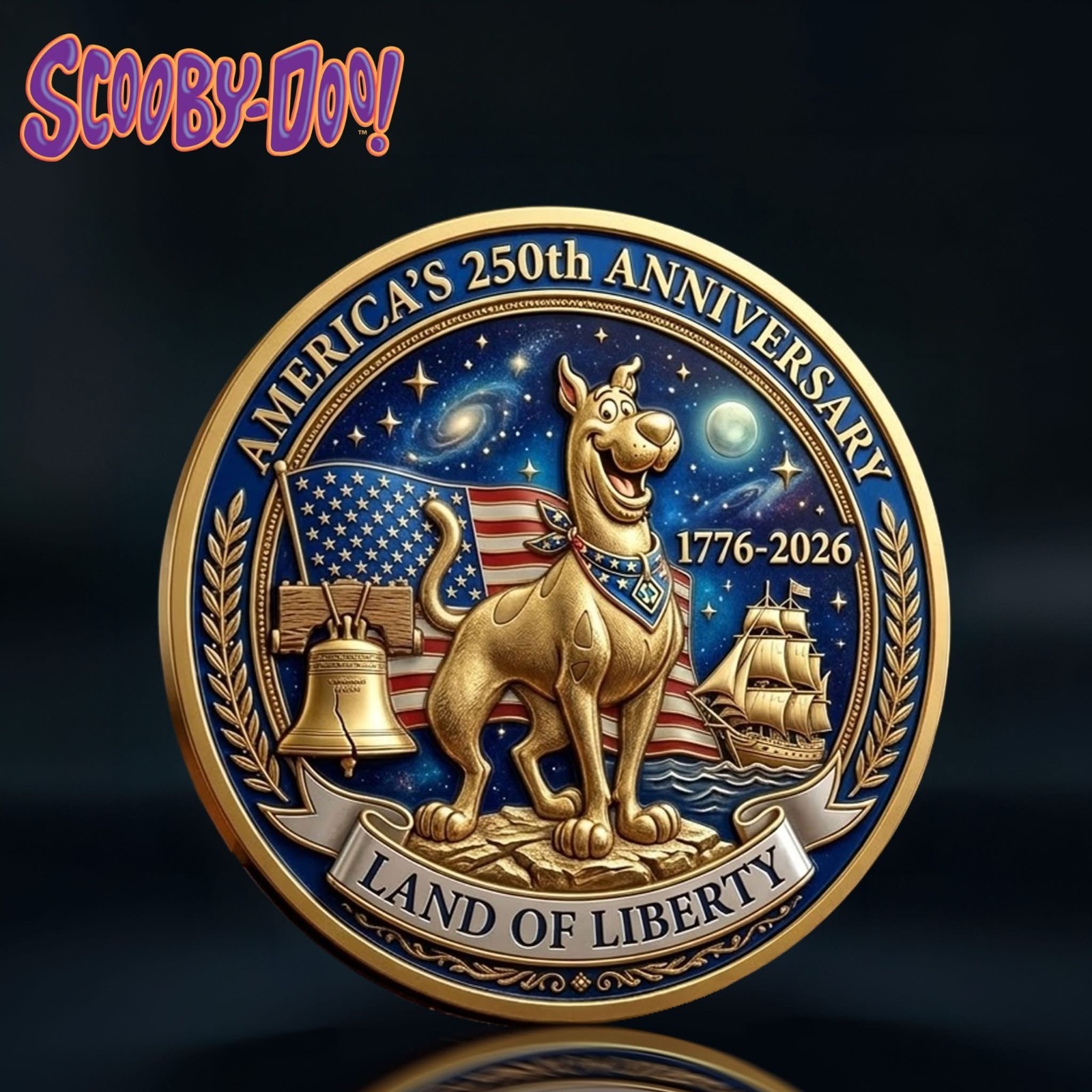 America 250th Anniversary Commemorative Coin Statue of Liberty 1776-2026 Medal