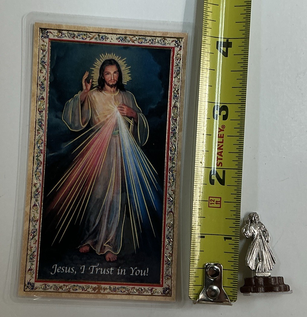 The Chaplet Of The Divine Mercy And Holy Card,Healing,Prayer,Blessing In English