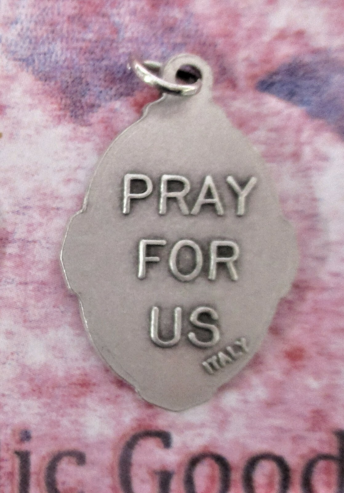 Saint Jude – Pray for Us – Ox Silver Tone Italian 1″ Medal OX41JU