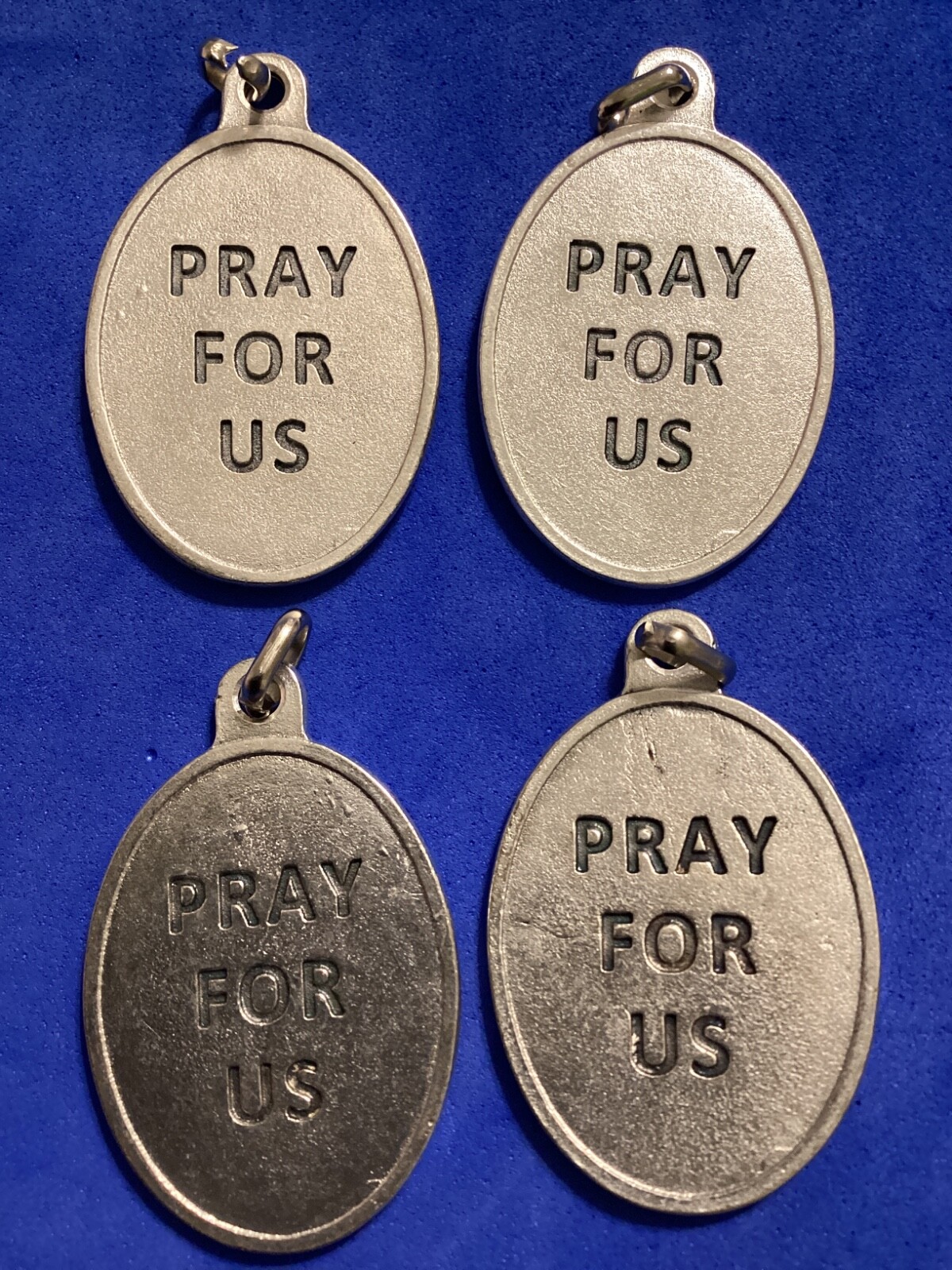 Lot 4 Archangel St Medals Michael Gabriel Raphael Guardian Saint Italy 1-1/2”