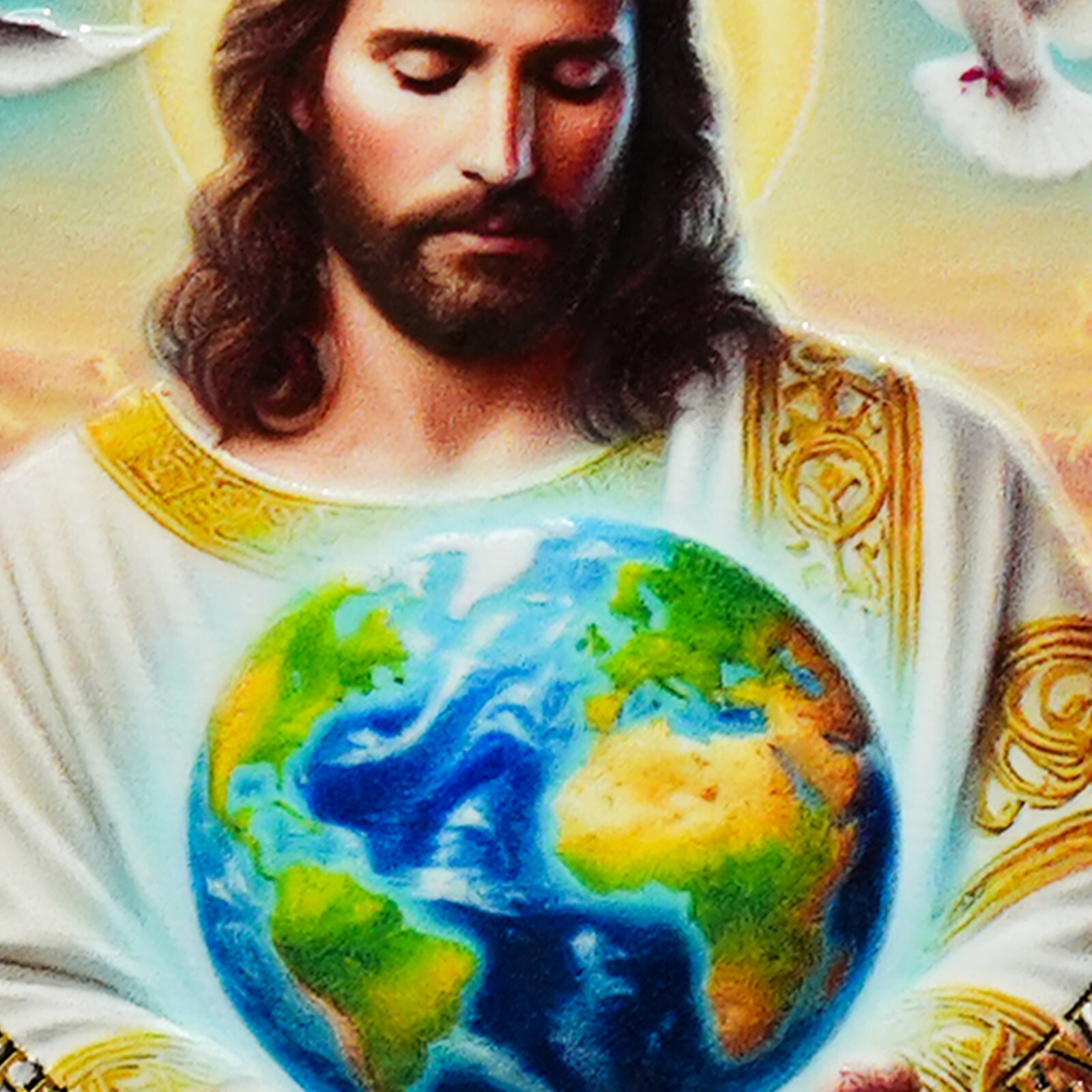5pc Christian Coin Jesus’s Protection John 3:16 Bible Verse Religious Faith Gift