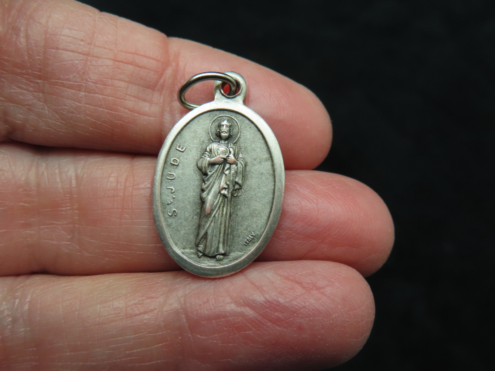 Vintage 1950’s-2000 St Jude “The Patron Saint of Desperate Causes” Medal ITALY