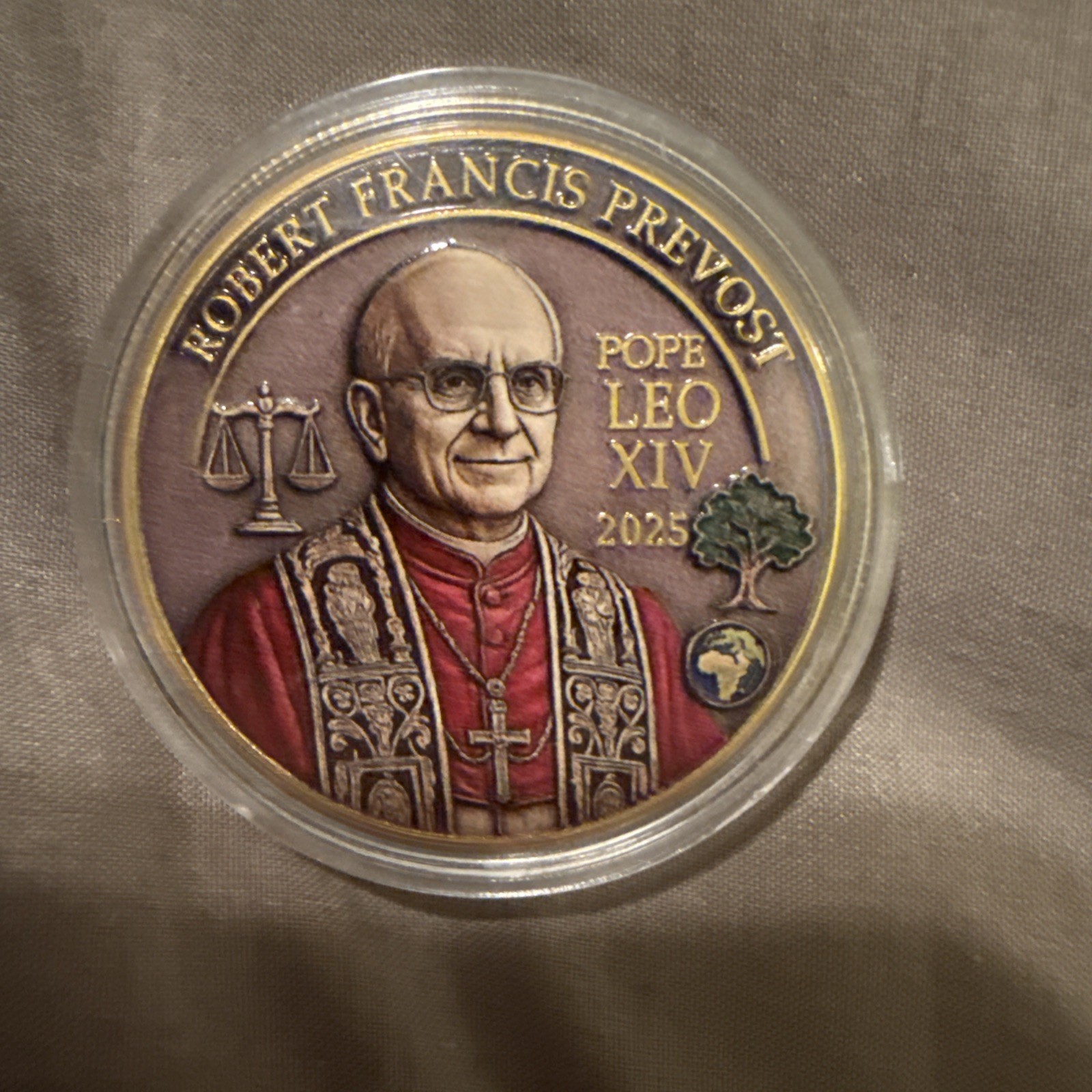 Beautiful Pope Leo VIX Commemorative Coin