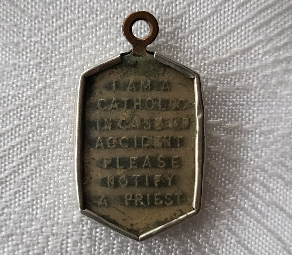 Vintage St Dominic de Guzman Elizabeth Ann Seton Anthony Holy Medals Cross ITALY