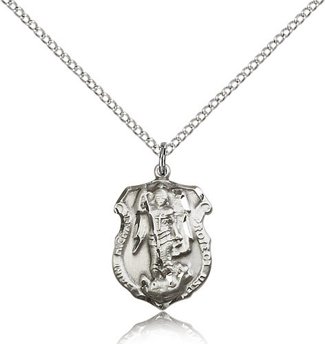 Saint Michael The Archangel Medal For Women – .925 Sterling Silver Necklace O…