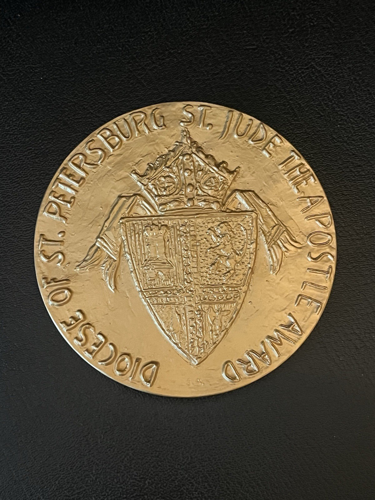 Die Cast Gold Metal Diocese Of St. Petersburg St Jude The Apostle Award