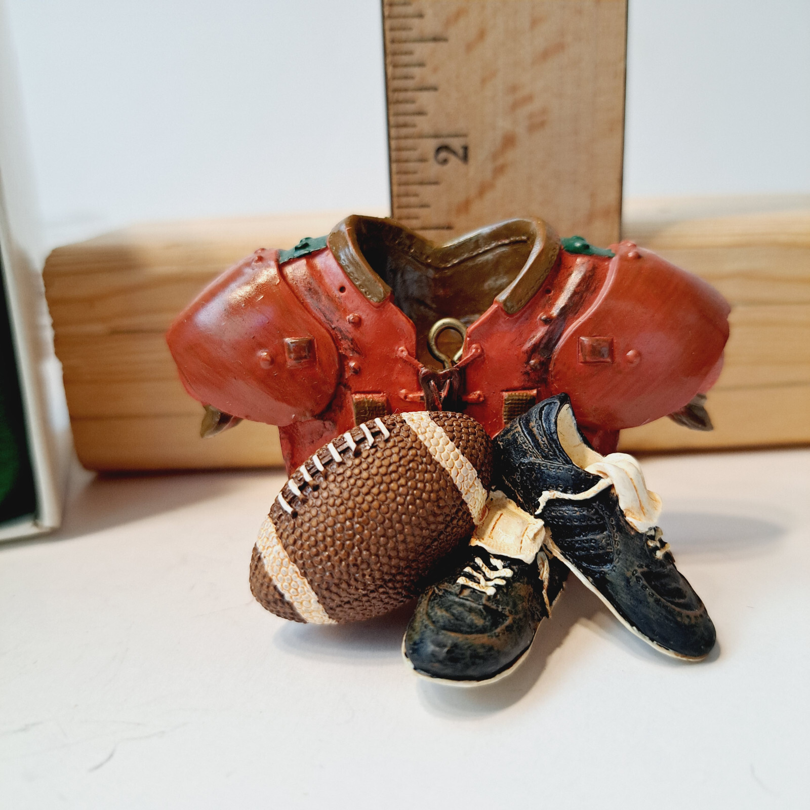 Russ Classic Memories Vintage Sports Ornament Football, Pads, & Cleats