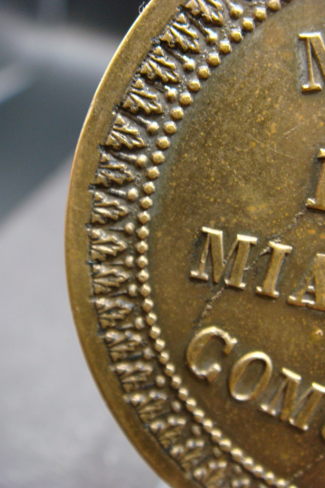 Rare Antique Italian First Holy Communion Commemorative Medal St. Aloysius