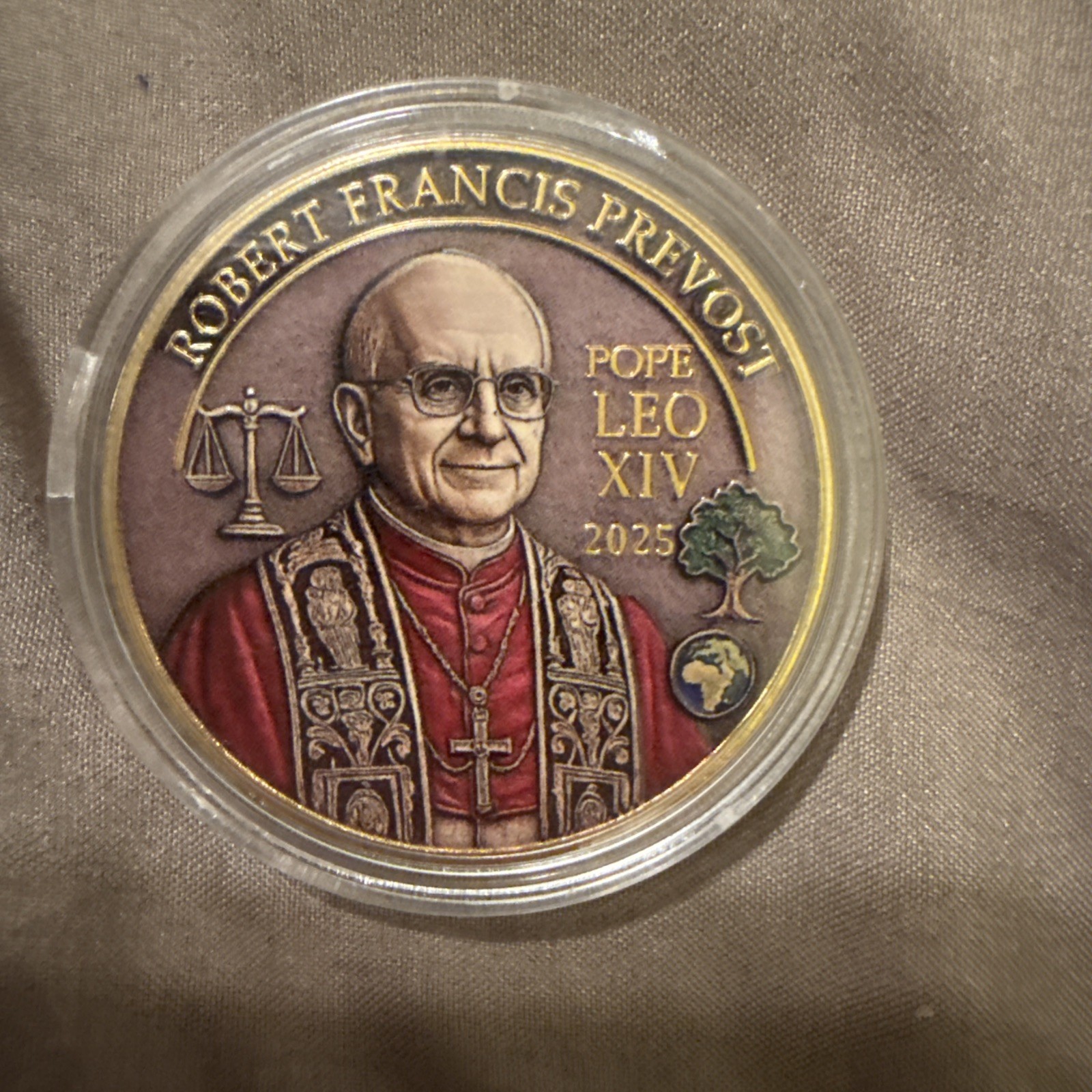 Beautiful Pope Leo VIX Commemorative Coin