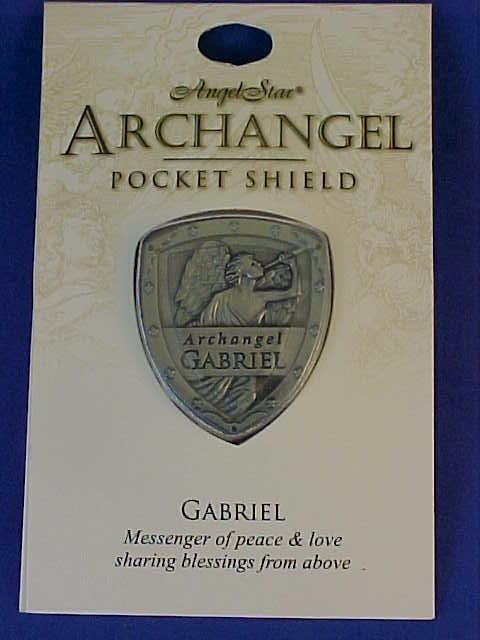 ARCHANGEL ST GABRIEL Pocket Token Protection Saint Medal SHIELD