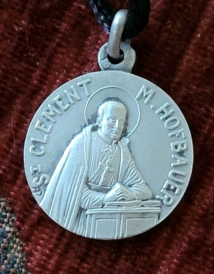 St. Clement Vintage & New Sterling Medal Catholic Patron of Stonecutters