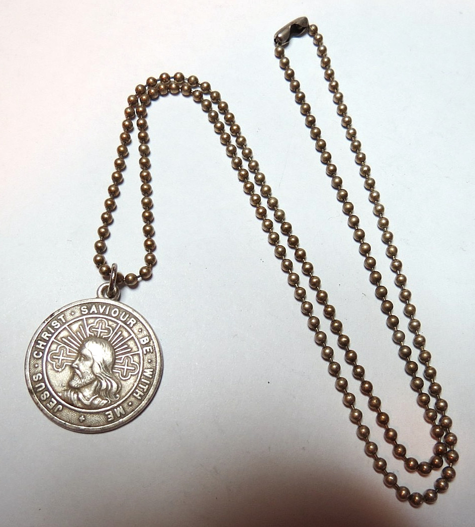Vintage Sterling Silver Episcopal Jesus Christ Savior Necklace’s Pendant
