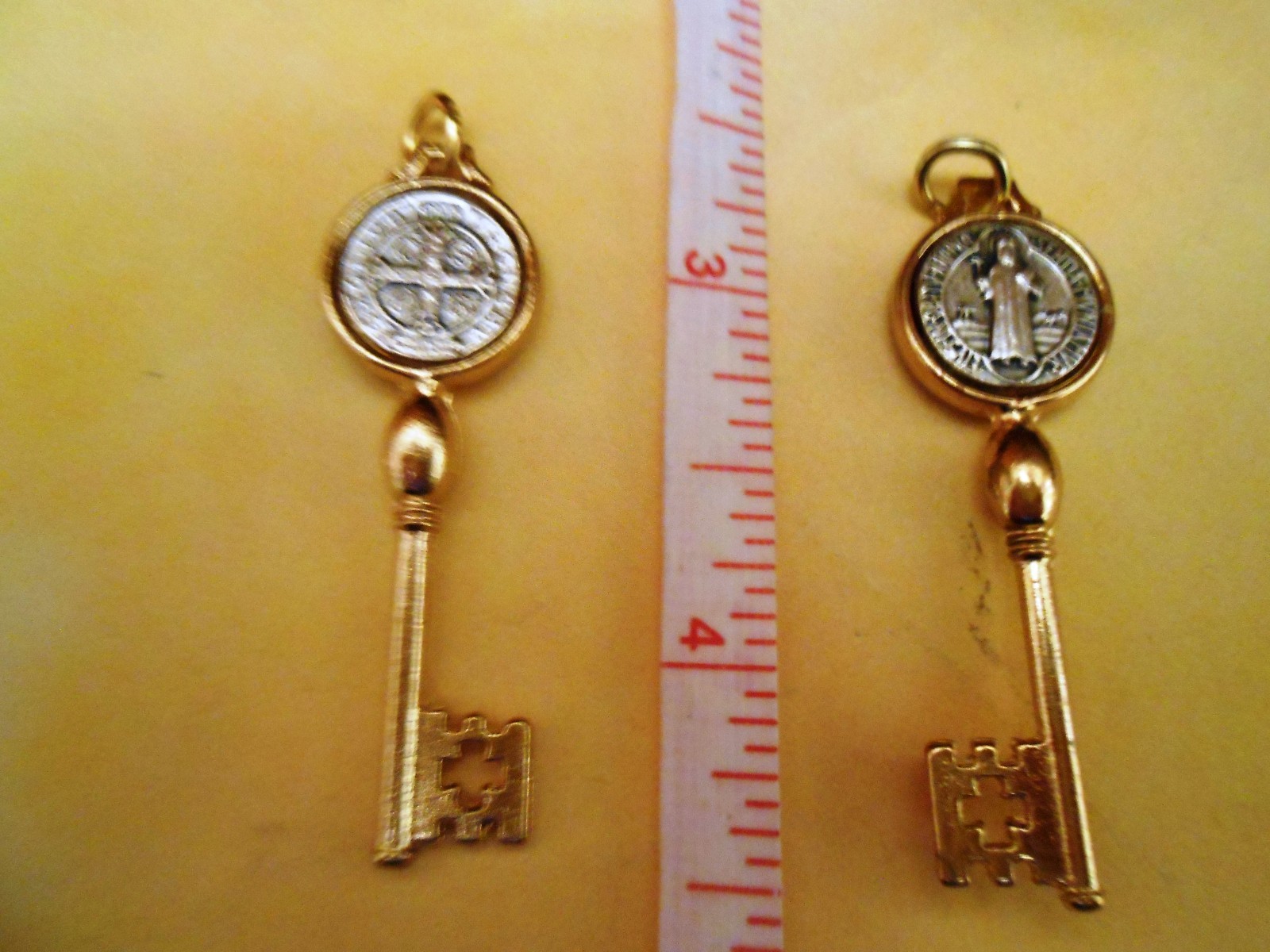 San Benito – St Benedict Key – Made In Italy – Two Tone – Medal/Charm