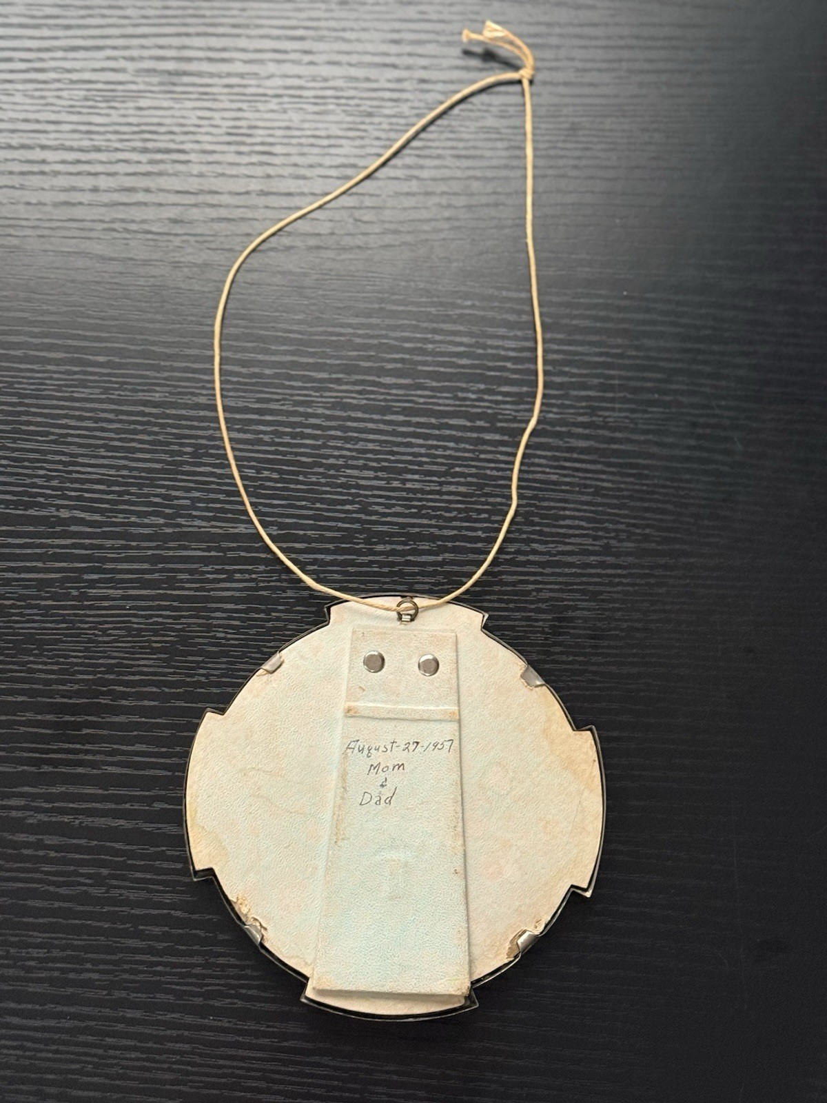 RARE Religious 1950’s Saint Anne de Beaupré Souvenir