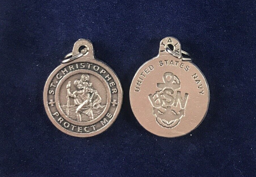 SAINT CHRISTOPHER -UNITED STATES NAVY RELIGIOUS MEDAL