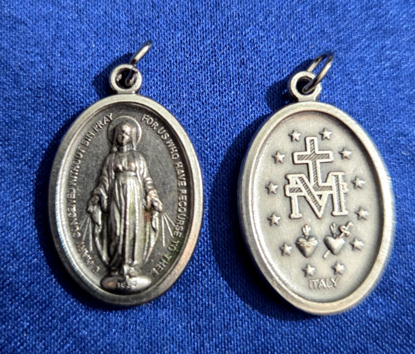 Our Lady Of Grace Miraculous Medal Made In Italy
