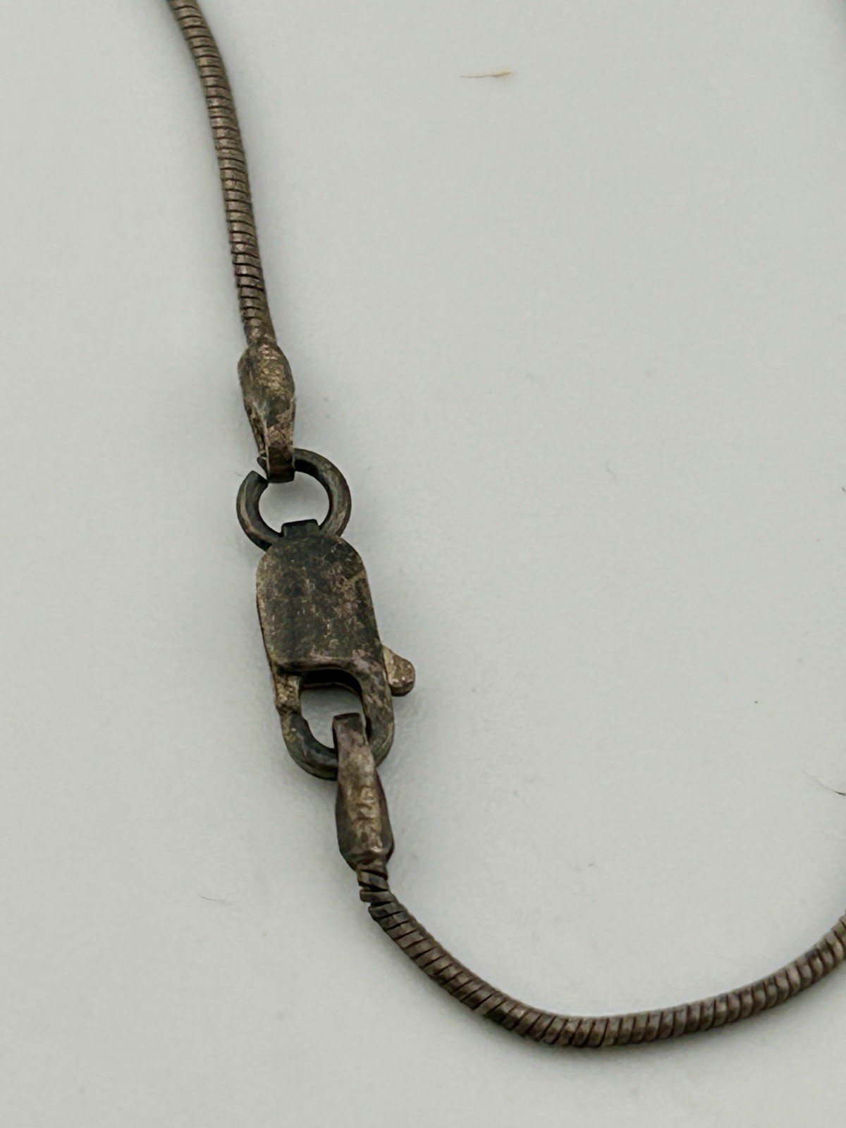 JCC Italy Stella Maris Our Lady Star of Sea 925 Sterling 19″ Necklace 1970s VTG