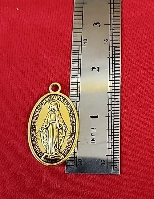 CHRISTIAN CATHOLIC 10 GOLD PLATED FOR SAINT MARY NEW