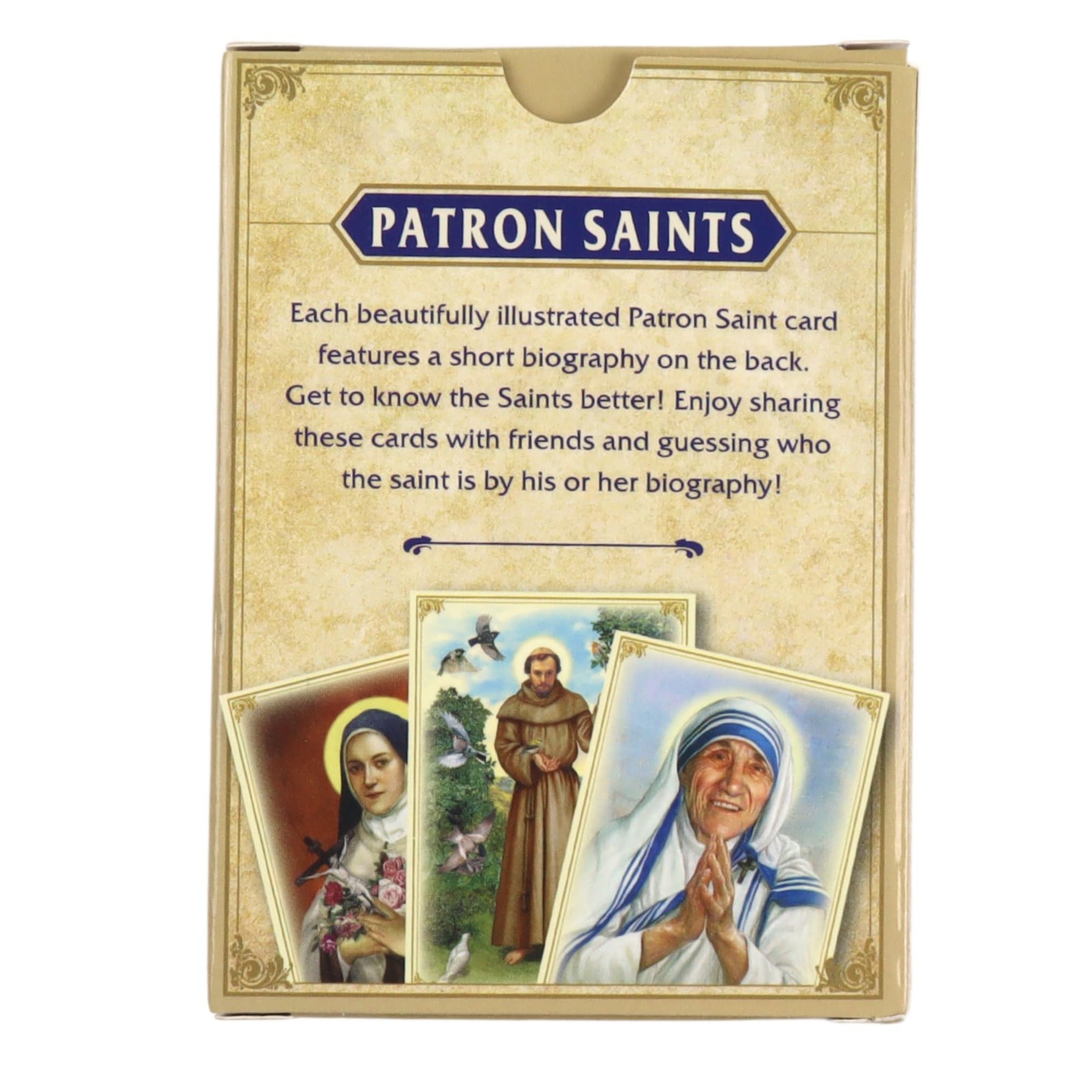 Needzo Patron Saint Devotional Card Set, Learn The Saints Flashcard Deck, Gre…