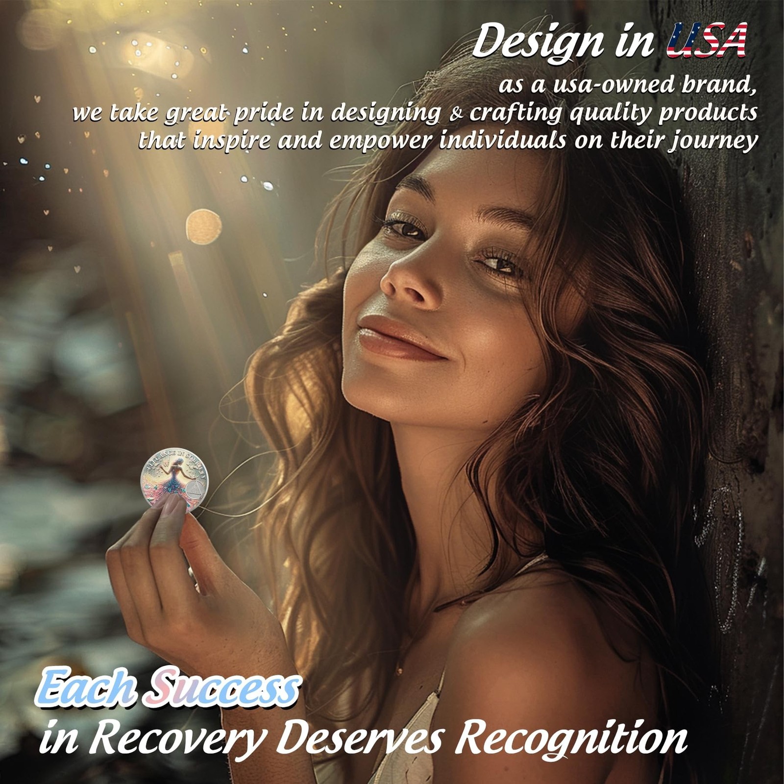 Artsy Grace Women 30 Days Sobriety Coin – Recovery Butterfly 1 Month AA Coins…