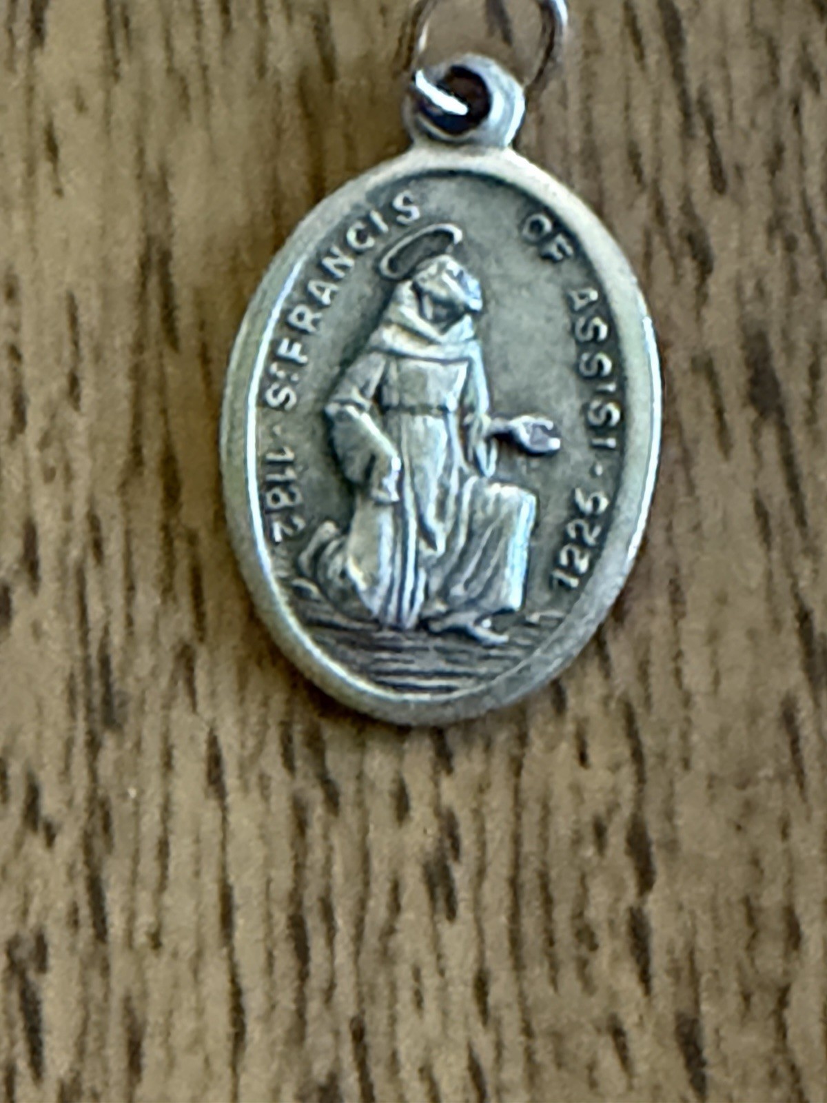 Vintage Lot Of (4) St. Francis of Assisi Italy Silver-tone Medals