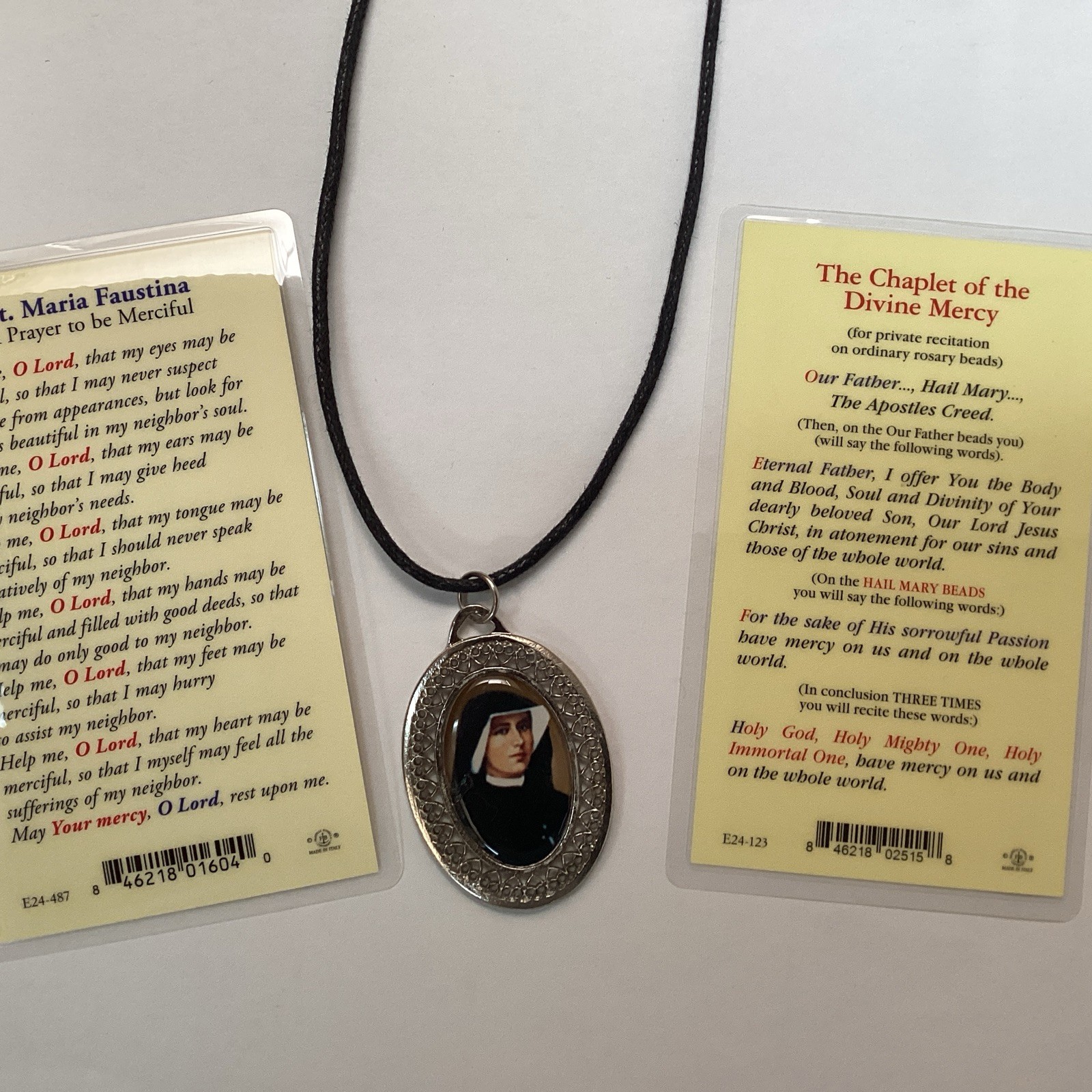 Medal Divine Mercy, Sor Faustina, Medalla Divina Misericordia Prayer Protection