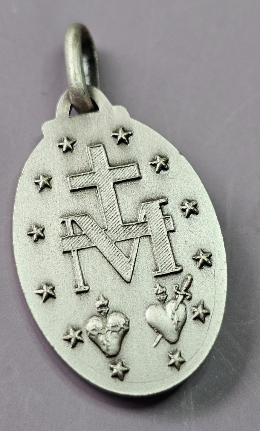 Vintage Miraculous Medal Marked 1830 France 25mm