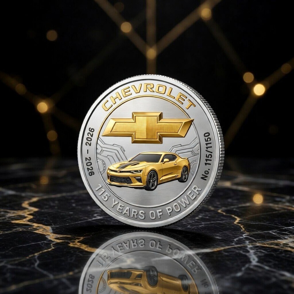 Chevrolet 115th Anniversary Coin Bumblebee Transformers Edition Legacy Series