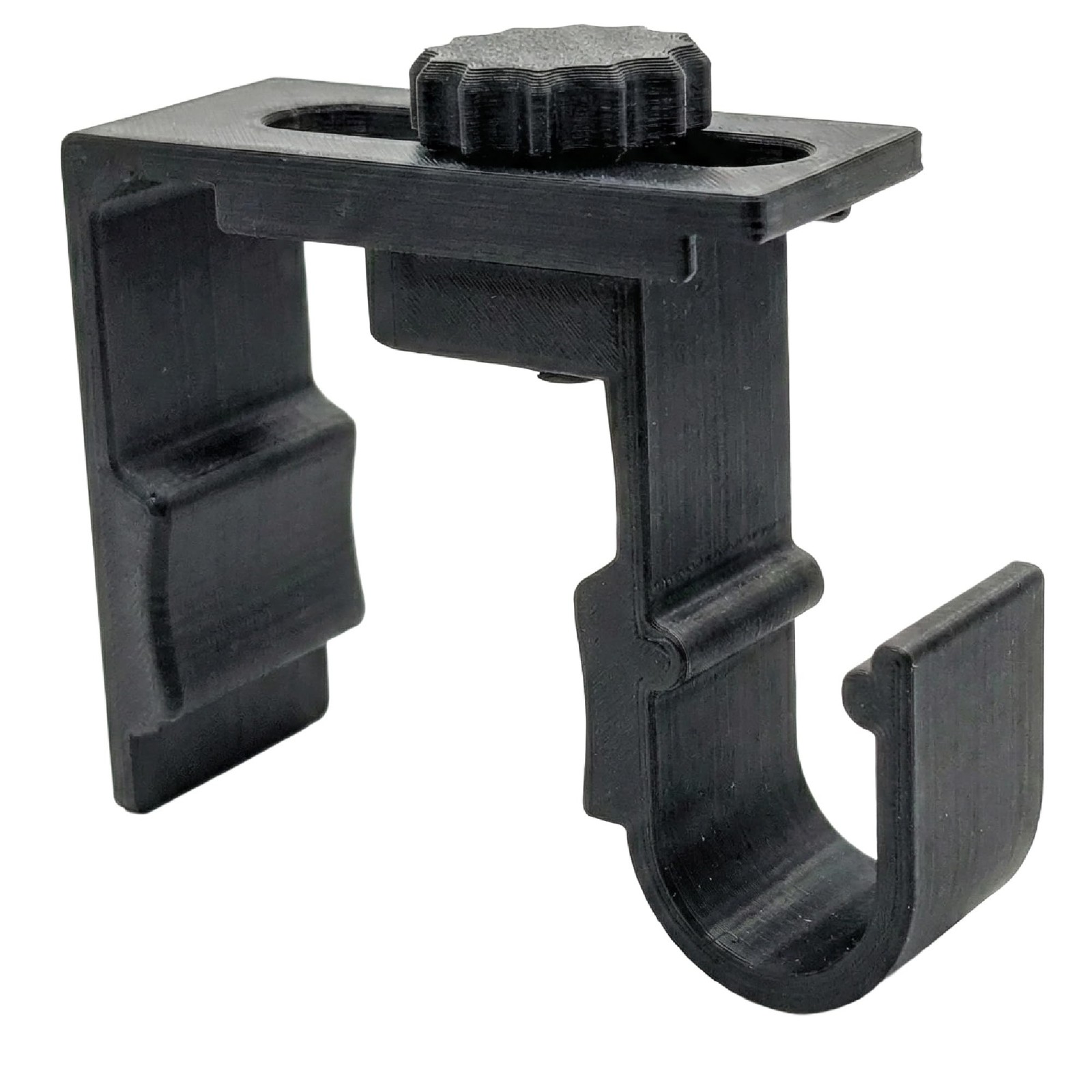 CPAP Hose Holder Adjustable Clamp Mount – No Drill Bed Rail Clip, Secure U