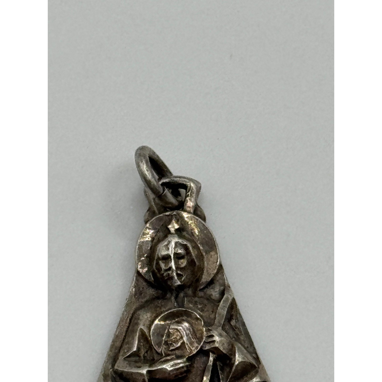 Vintage Creed Sterling Silver Catholic St Jude Medal Pendant