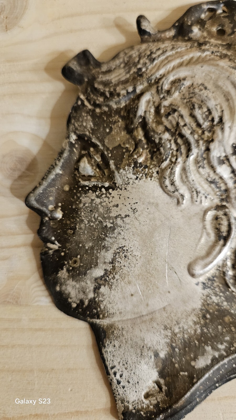 N.2 Ex Voto, Silver Foil, 1900 H 9.5, 11.5 Cm.