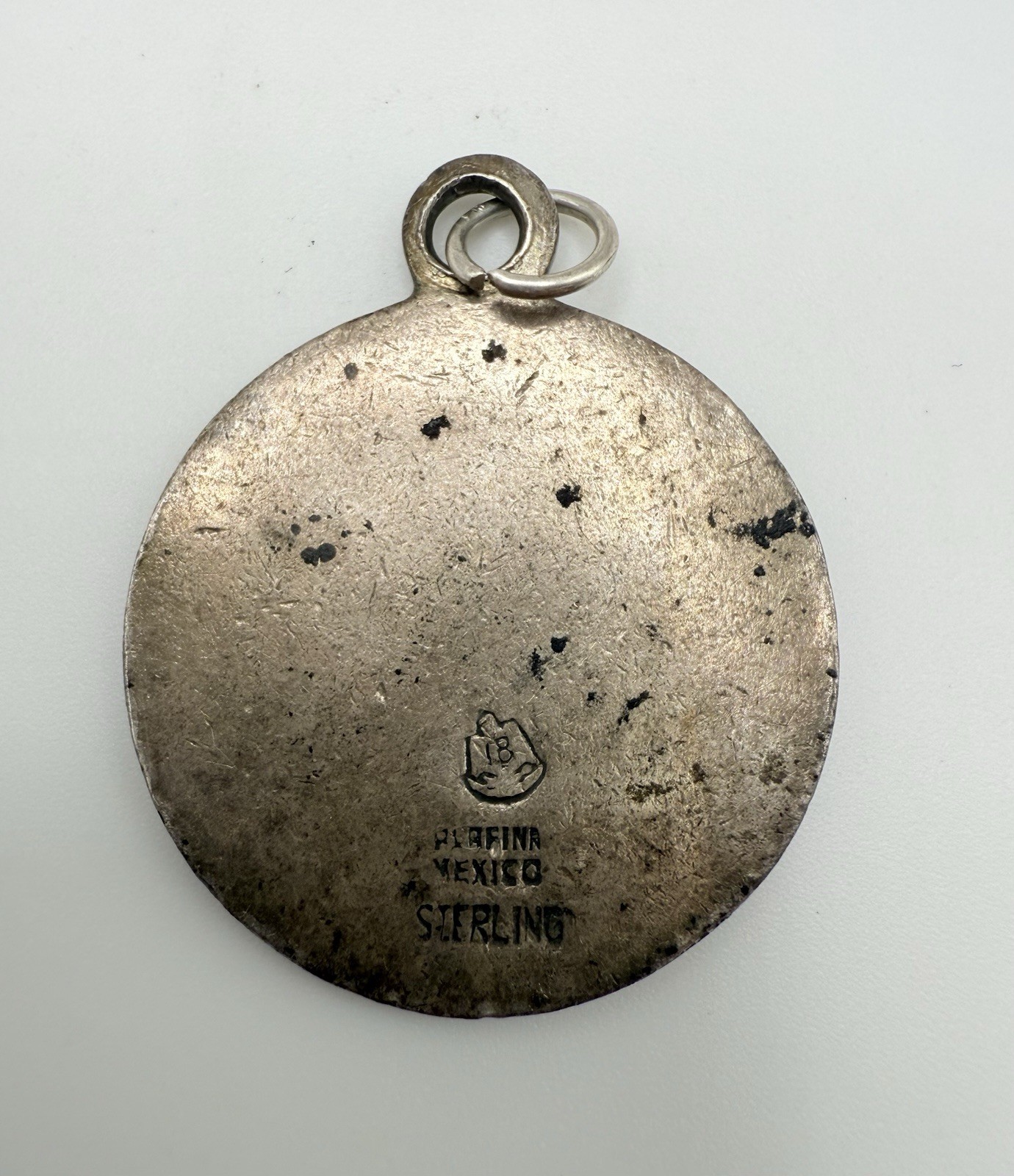 Vintage San Cristobal Protegenos Religious Medallion Pendant
