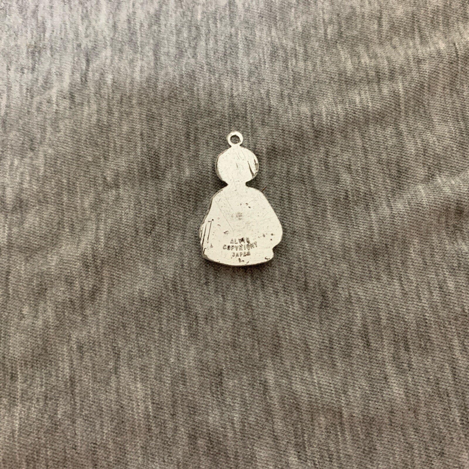Vintage St. Jude Catholic Pendant Alvic Japan