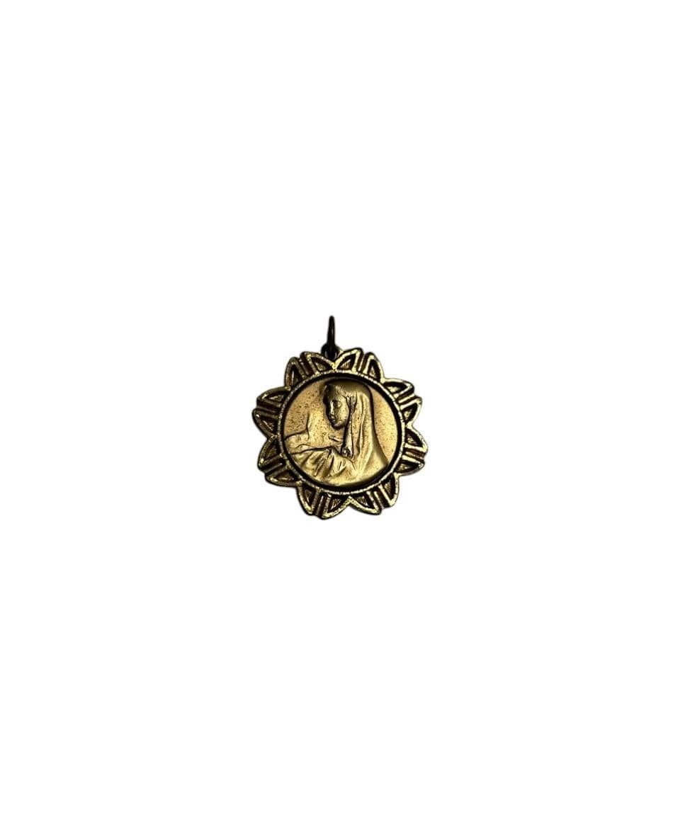 Our Lady of Sorrows vintagemedal Made in Germany- Medalla antigua de La Dolorosa