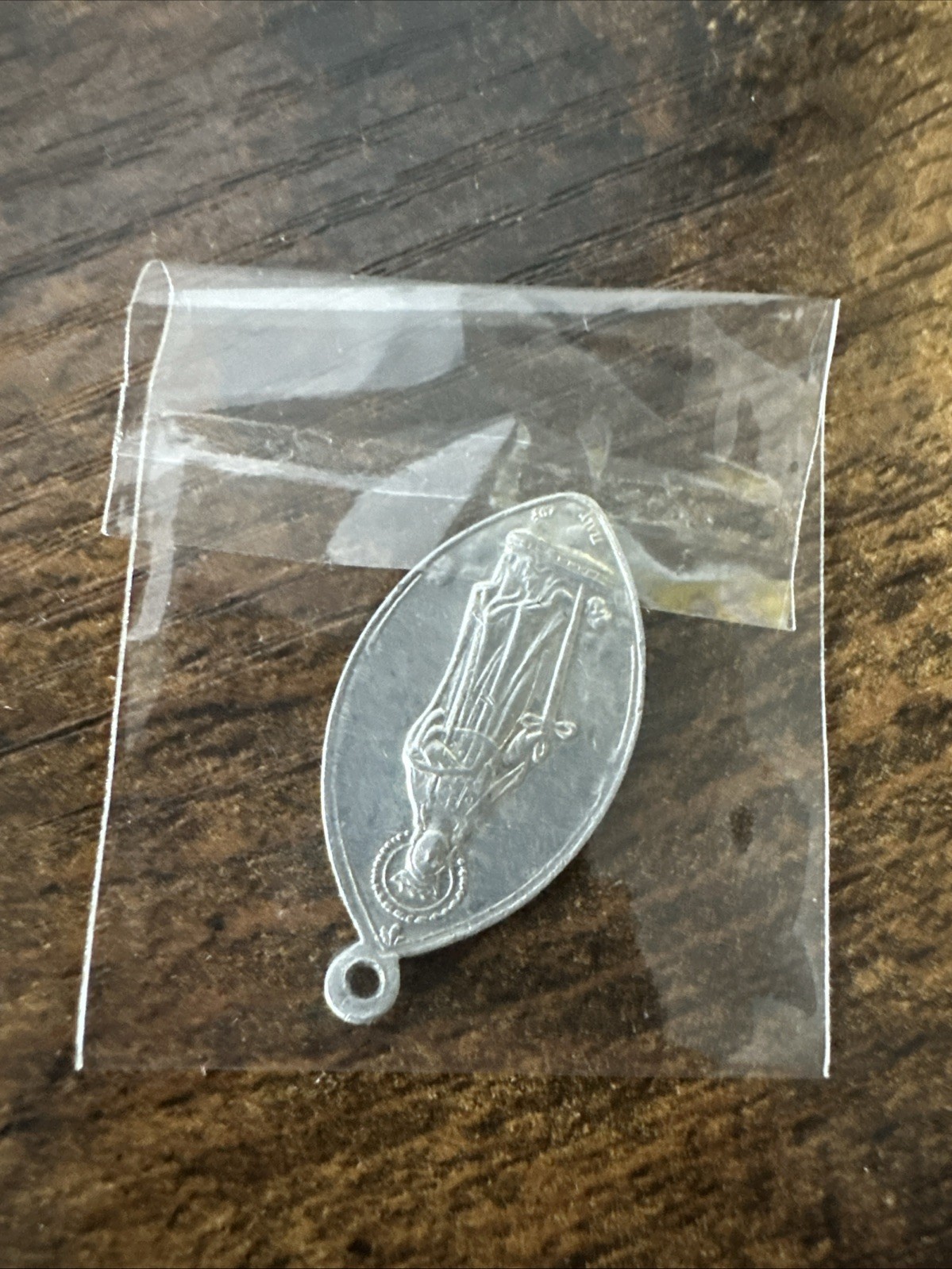 Vintage Pendant Medal Saint Dymphna Christian H58