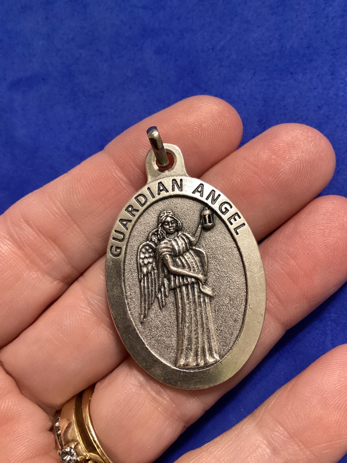 Lot 4 Archangel St Medals Michael Gabriel Raphael Guardian Saint Italy 1-1/2”