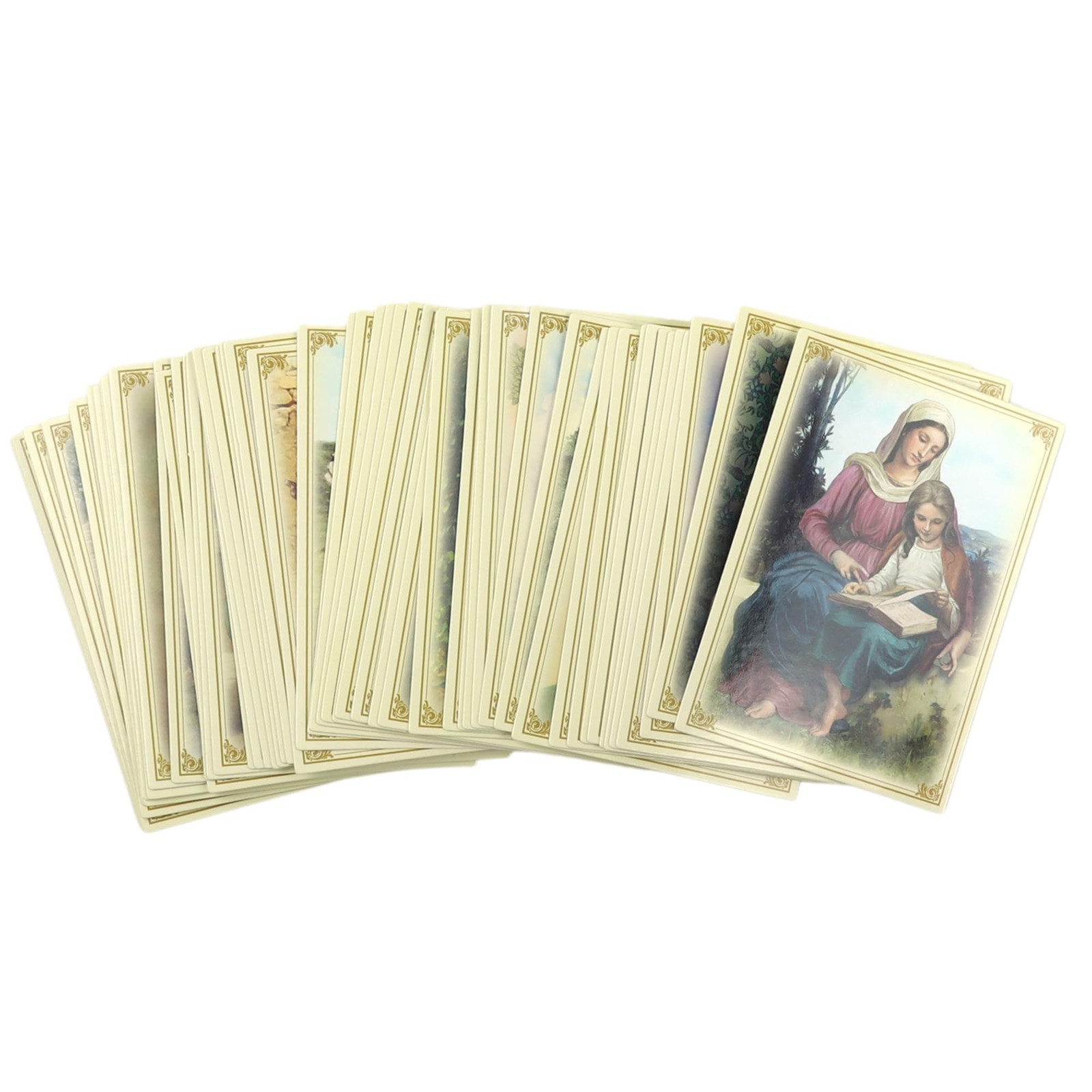 Needzo Patron Saint Devotional Card Set, Learn The Saints Flashcard Deck, Gre…
