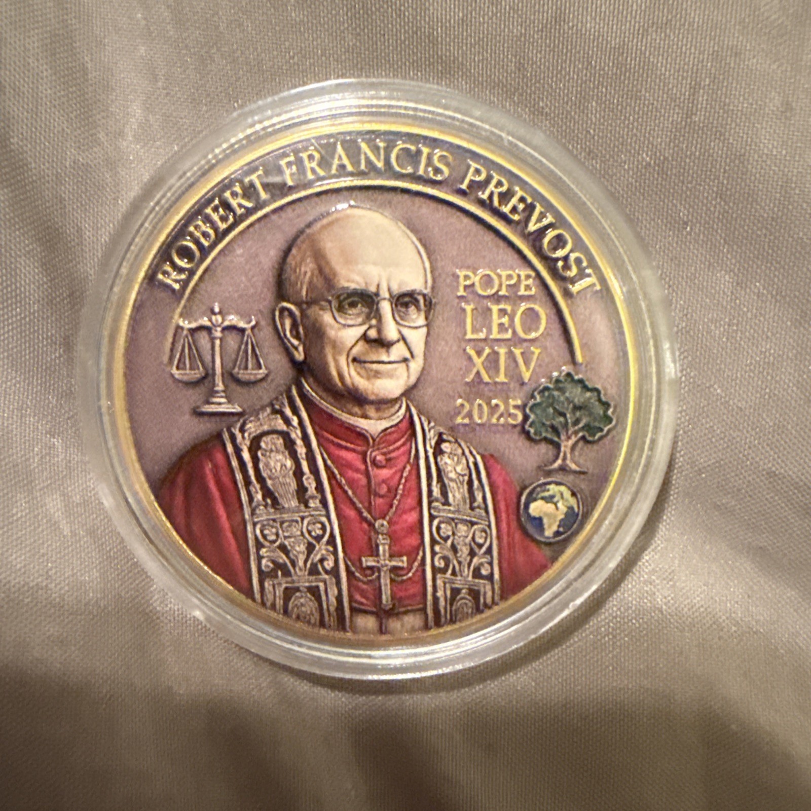 Beautiful Pope Leo VIX Commemorative Coin