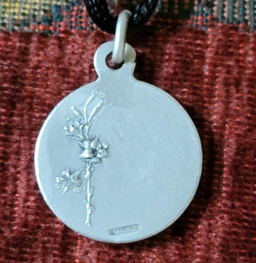 St. Bridget Sterling Vintage & New Medal Catholic France Penin Patron Ireland