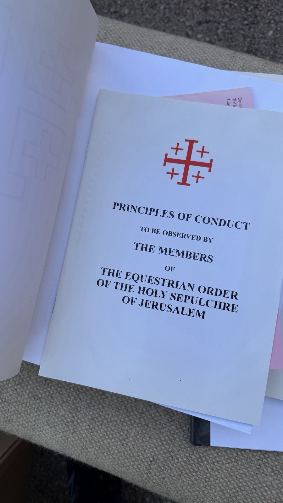 Lot 6 Equestrian Order Holy Sepulchre Jerusalem Directories 2002-2010