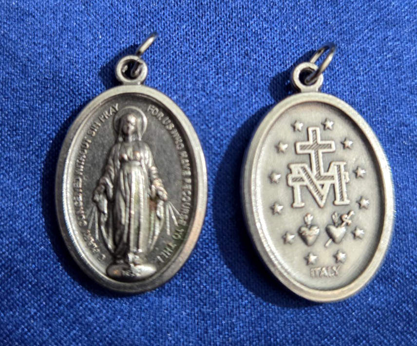Our Lady Of Grace Miraculous Medal Made In Italy