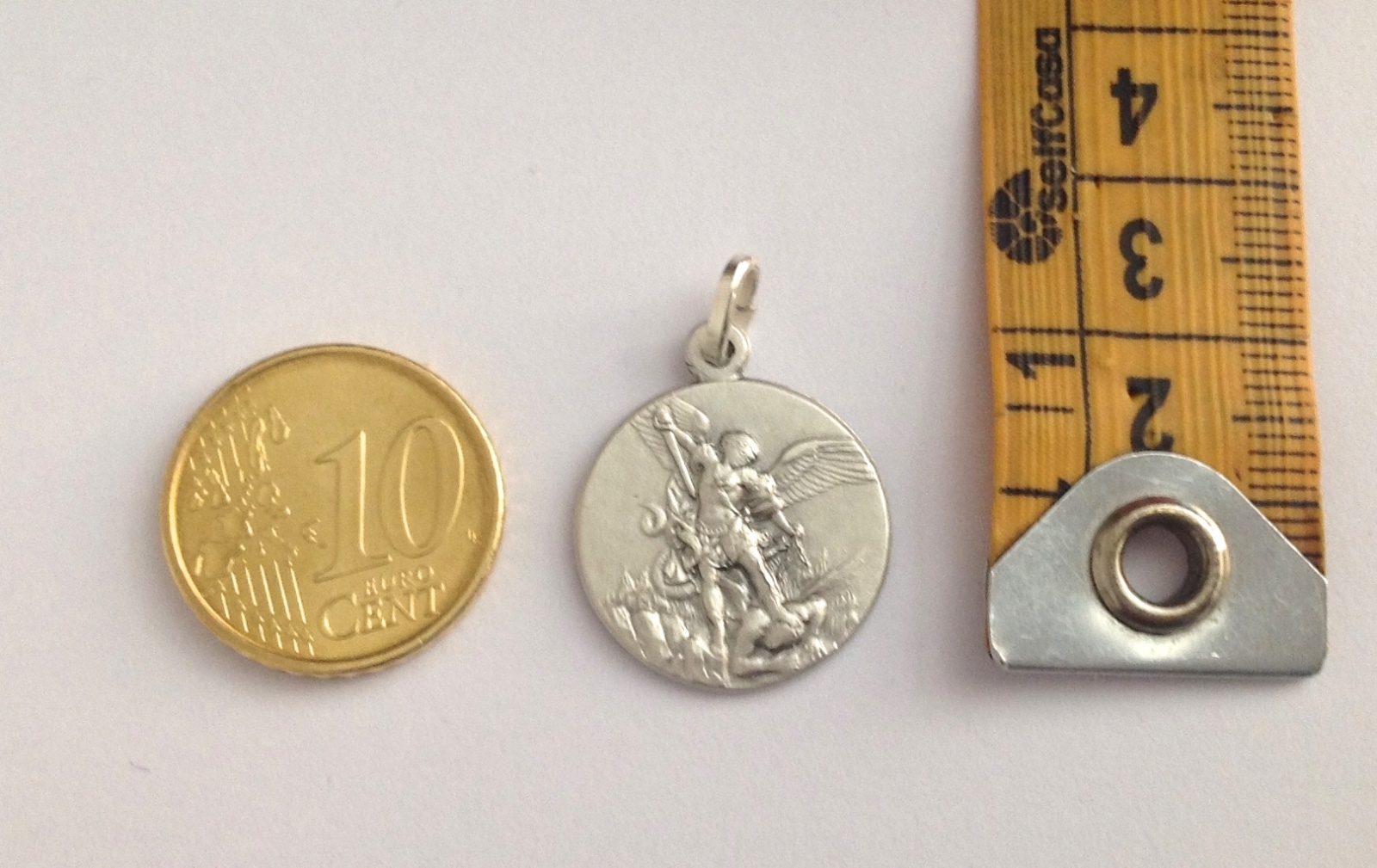 925 STERLING SILVER ” SAINT MICHAEL THE ARCHANGEL ” MEDAL