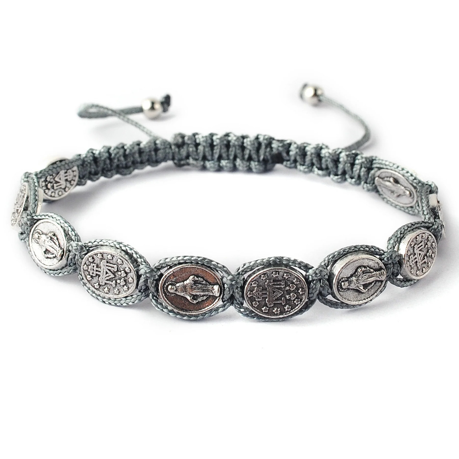 Miraculous Medal Bracelet – Grey