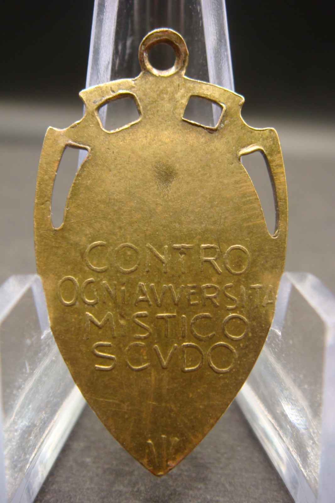 Rare Vintage Saint Anthony of Padua Medal – Italian Mystic Shield Protection